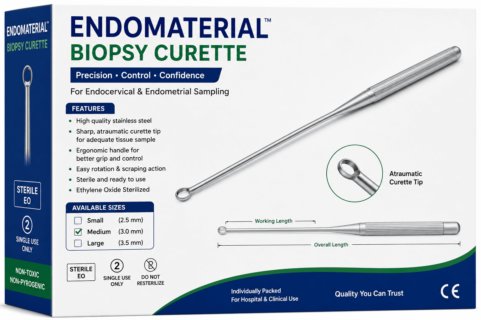 Endomaterial Biopsy Curette