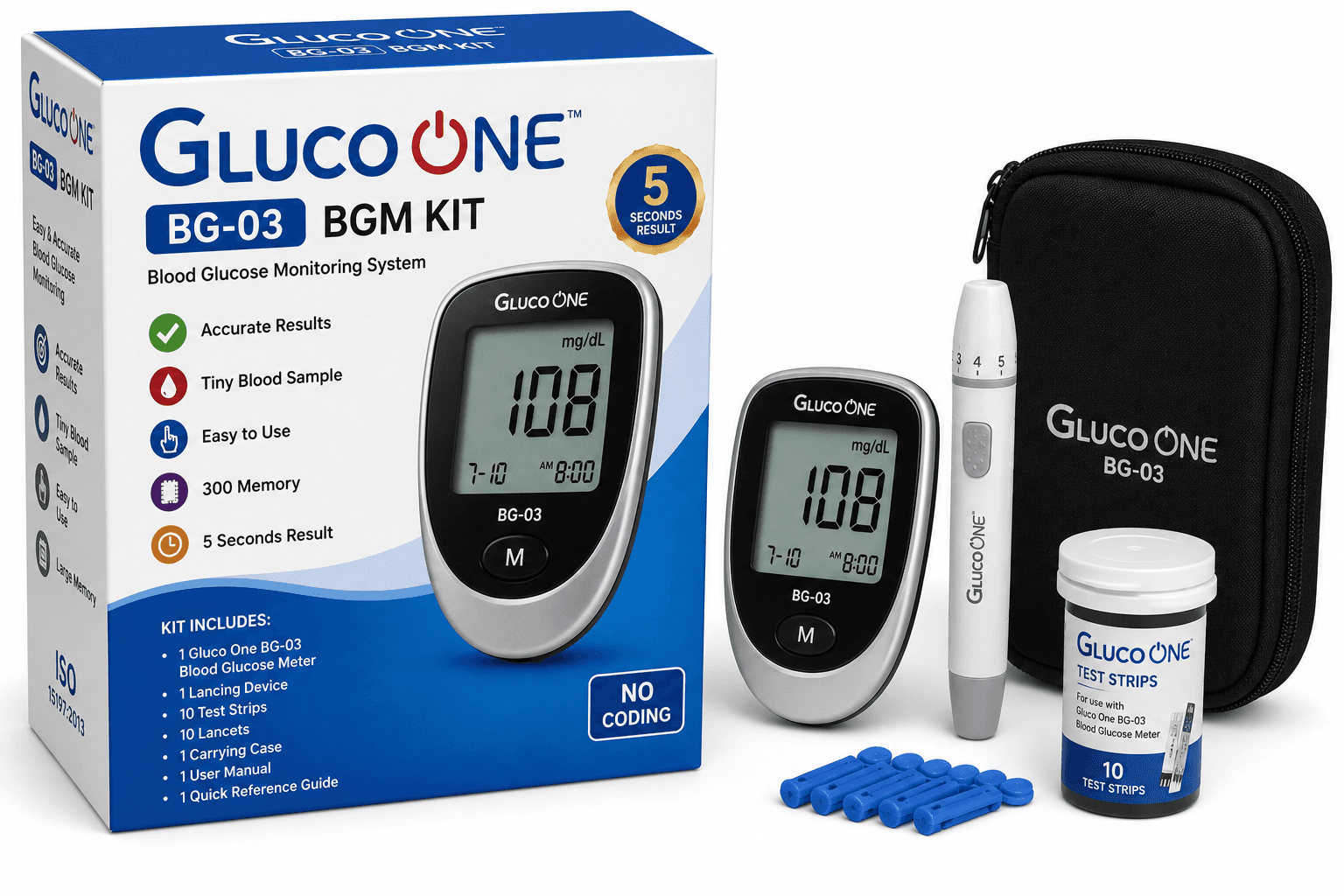 Gluco One BG-03 BGM Kit