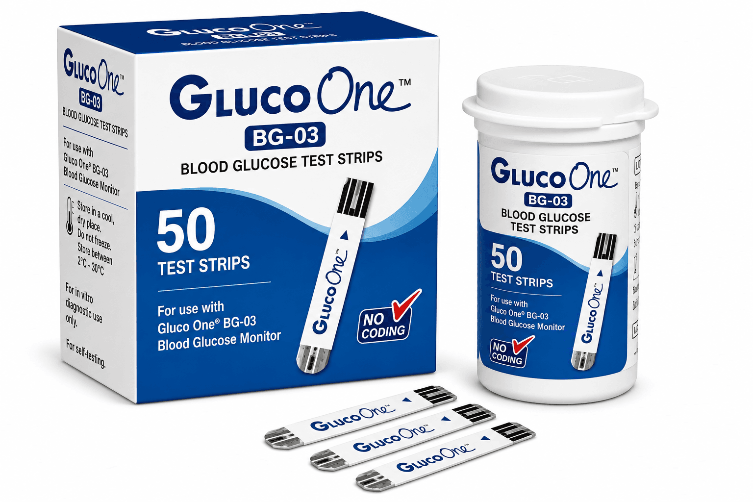 Gluco One BG-03 Strips(50)