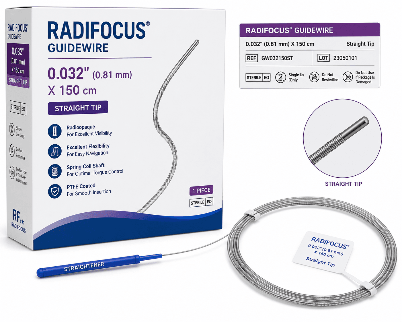 Guidewire Radifocus 0.032 X 150 CM St.