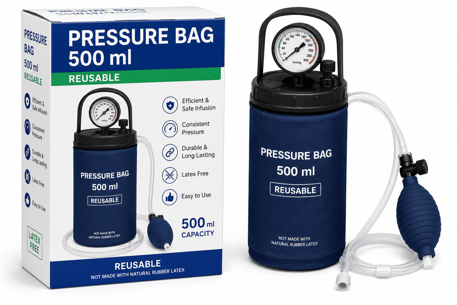 Pressure Bag 5OO ML Reusable