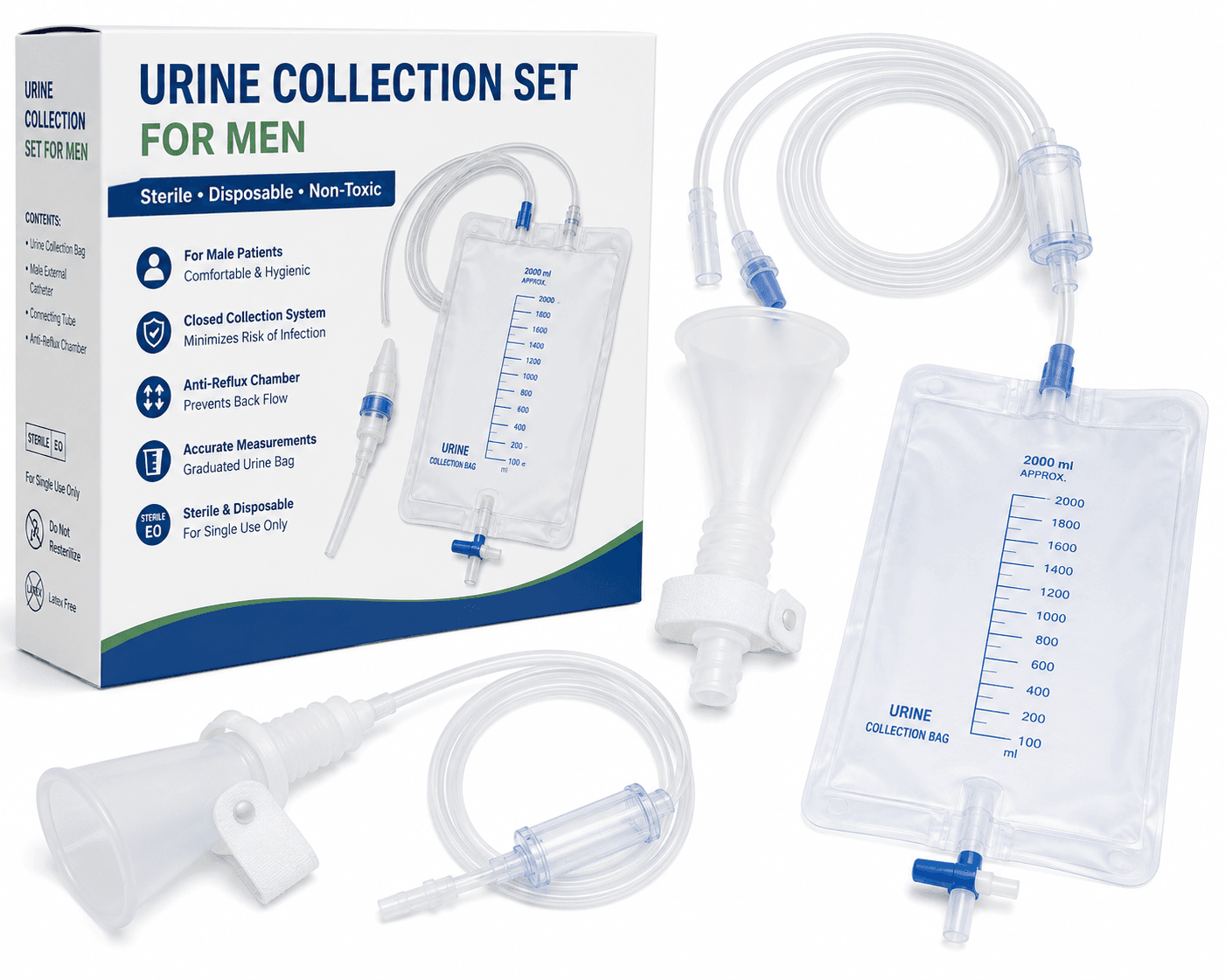 Urine Collection Set for Men