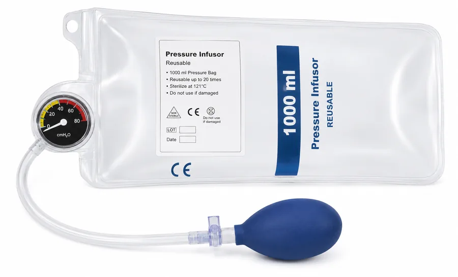 Pressure Bag with Manometer – Reusable