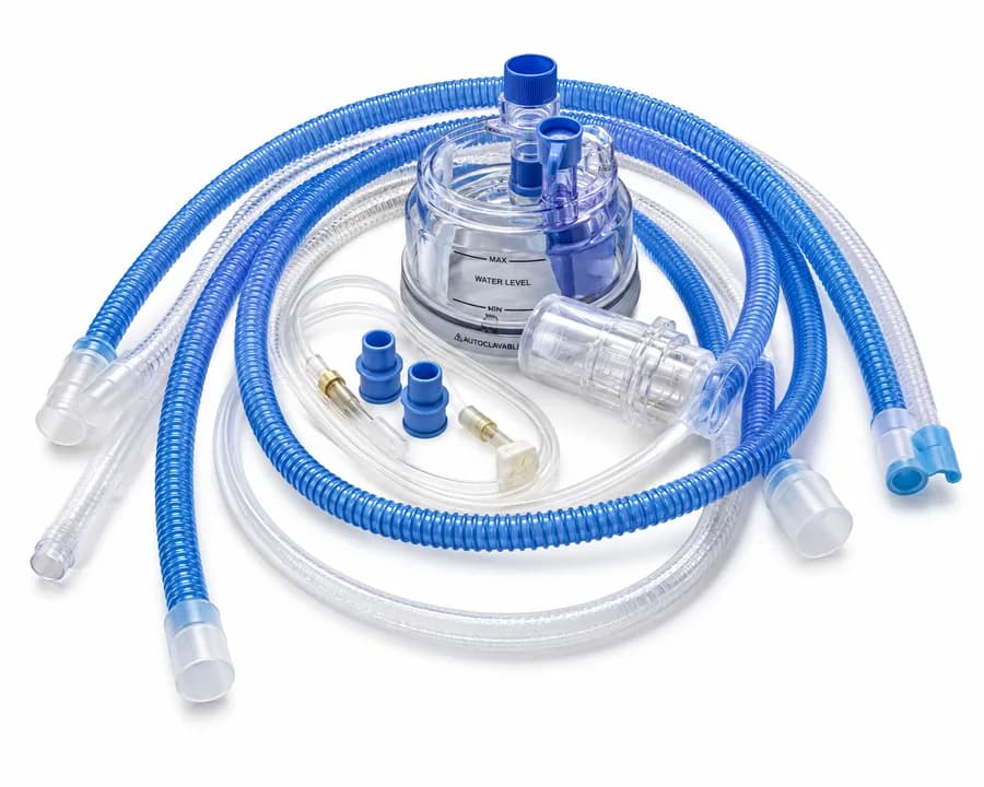 Single Heated Wire Circuit with Humidifier Chamber